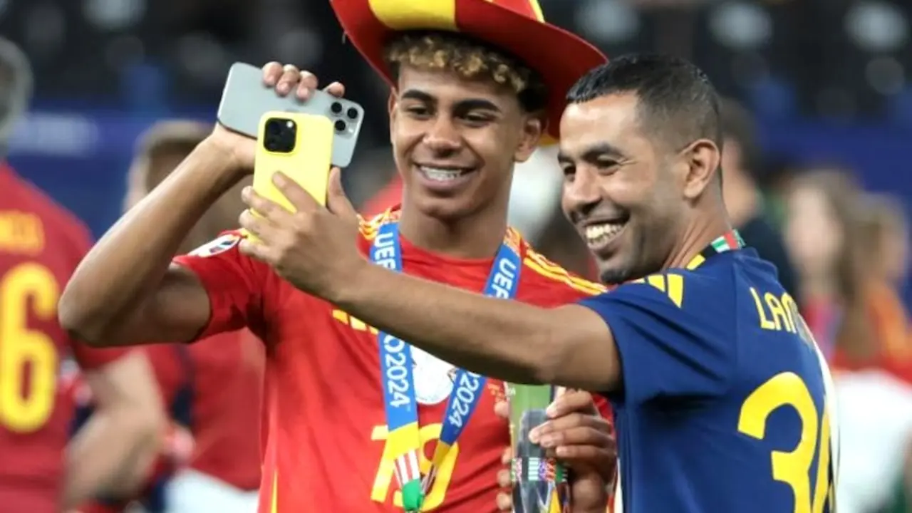 Sale el video de la trifulca previa del padre de Yamine Lamal antes de ser apuñalado