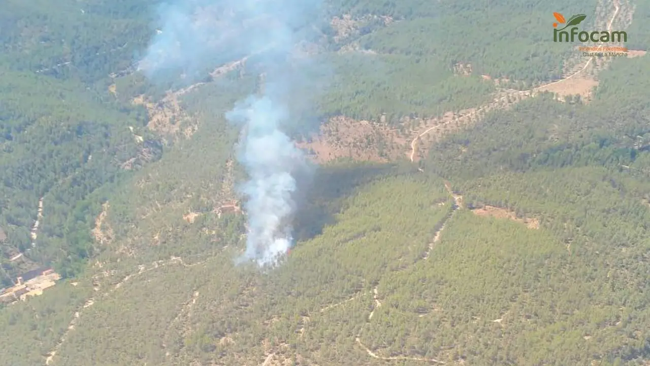 Controlado un incendio declarado en Enguídanos, en la zona del Valle del Cabriel