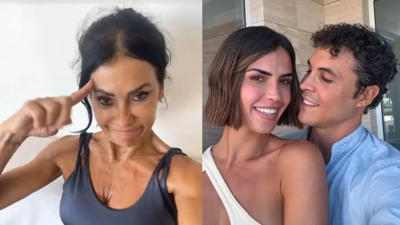 En el fotomontaje en imágenes de archivo Maite Galdeano y Sofía Suescun junto a Kiko Jiménez