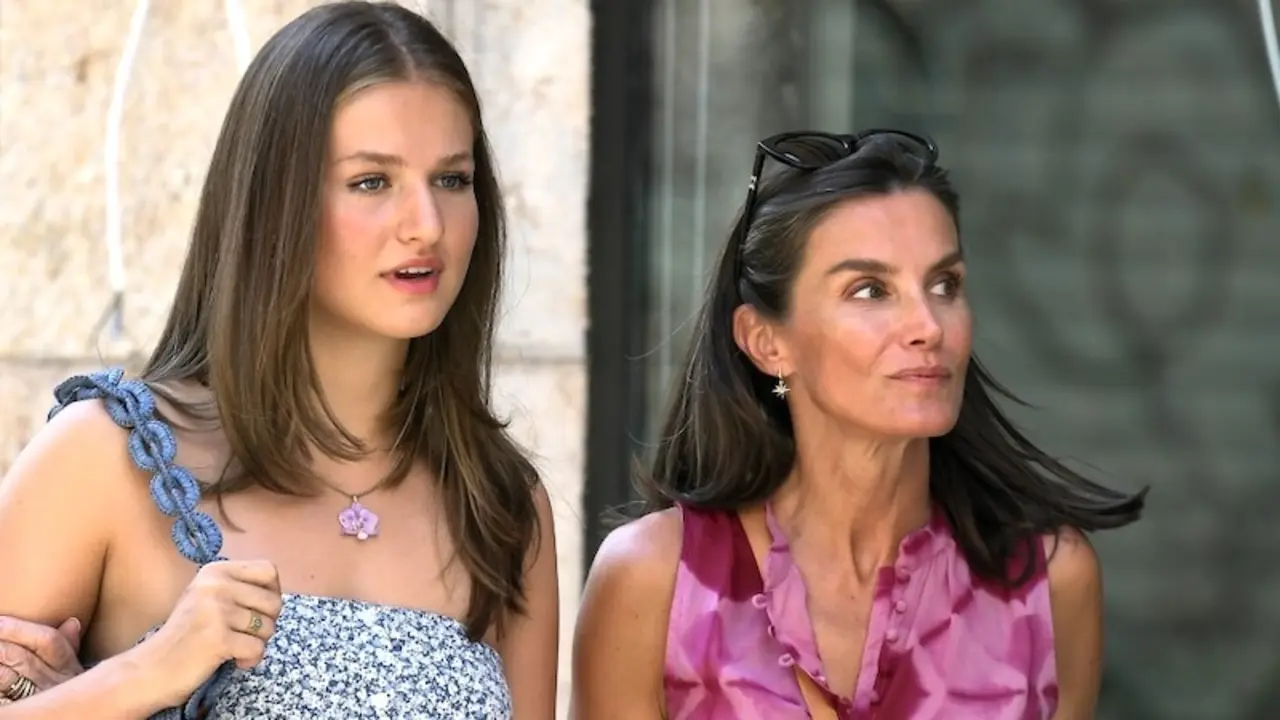 En la imagen la princesa Leonor junto a la reina Letizia este verano en Mallorca