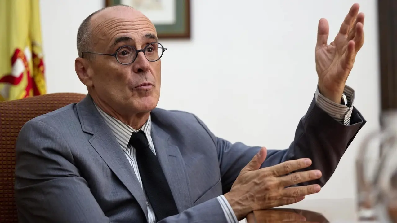 El fiscal de Sala para delitos de odio, Miguel Ángel Aguilar, durante una entrevista - Archivo/EP/Jesús Hellín