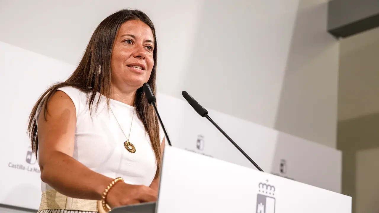 La consejera de Bienestar Social de Castilla-La Mancha, Bárbara García Torijano, ha informado en rueda de prensa de asuntos de su departamento abordados en el Consejo de Gobierno