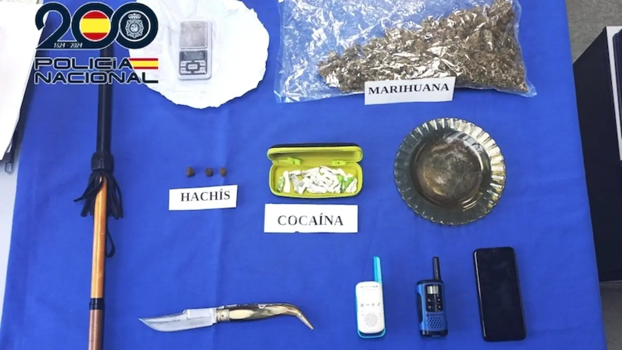 Desmantelan un punto de venta de droga en Talavera de la Reina (Toledo) que aparentaba ser un comercio