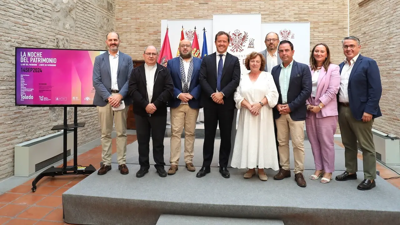 El alcalde de Toledo, Carlos Velázquez, ha presentado las actividades con las que la ciudad celebrará la 'Noche del Patrimonio'