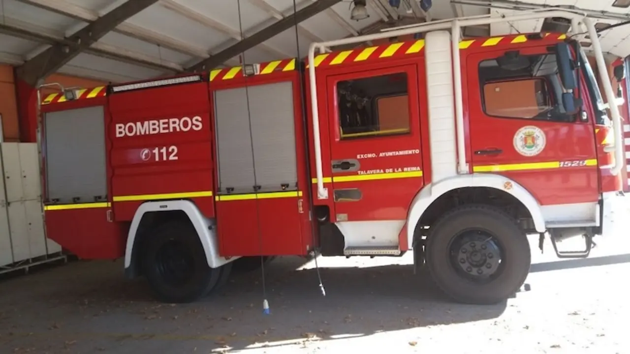 En la imagen de archivo un camión de bomberos de Talavera de la Reina (Toledo)