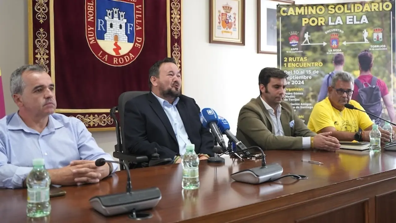 Caminarán desde Torrijos y Aspe hasta La Roda para recaudar fondos contra la ELA