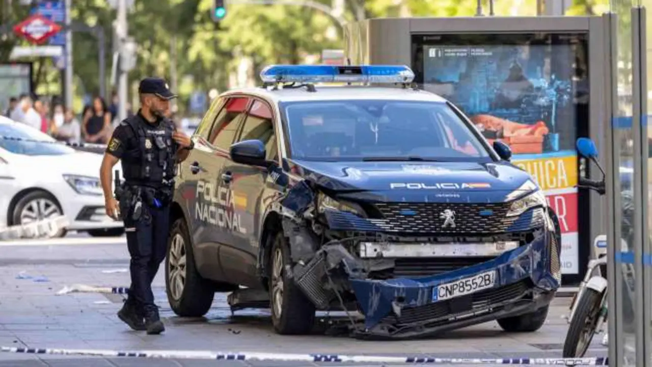 Tres mujeres y un bebé heridos tras ser atropellados por un coche de la Policía