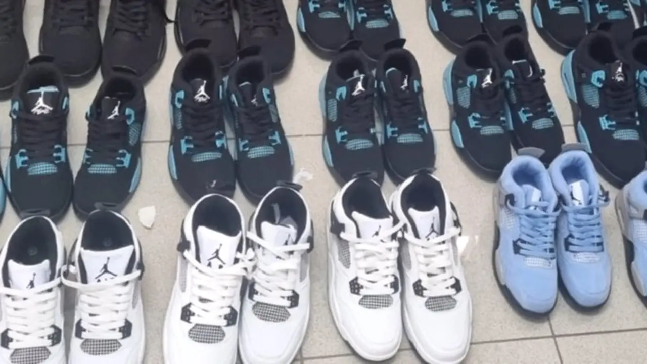 Investigado por intentar vender 245 pares de zapatillas falsas en un mercadillo