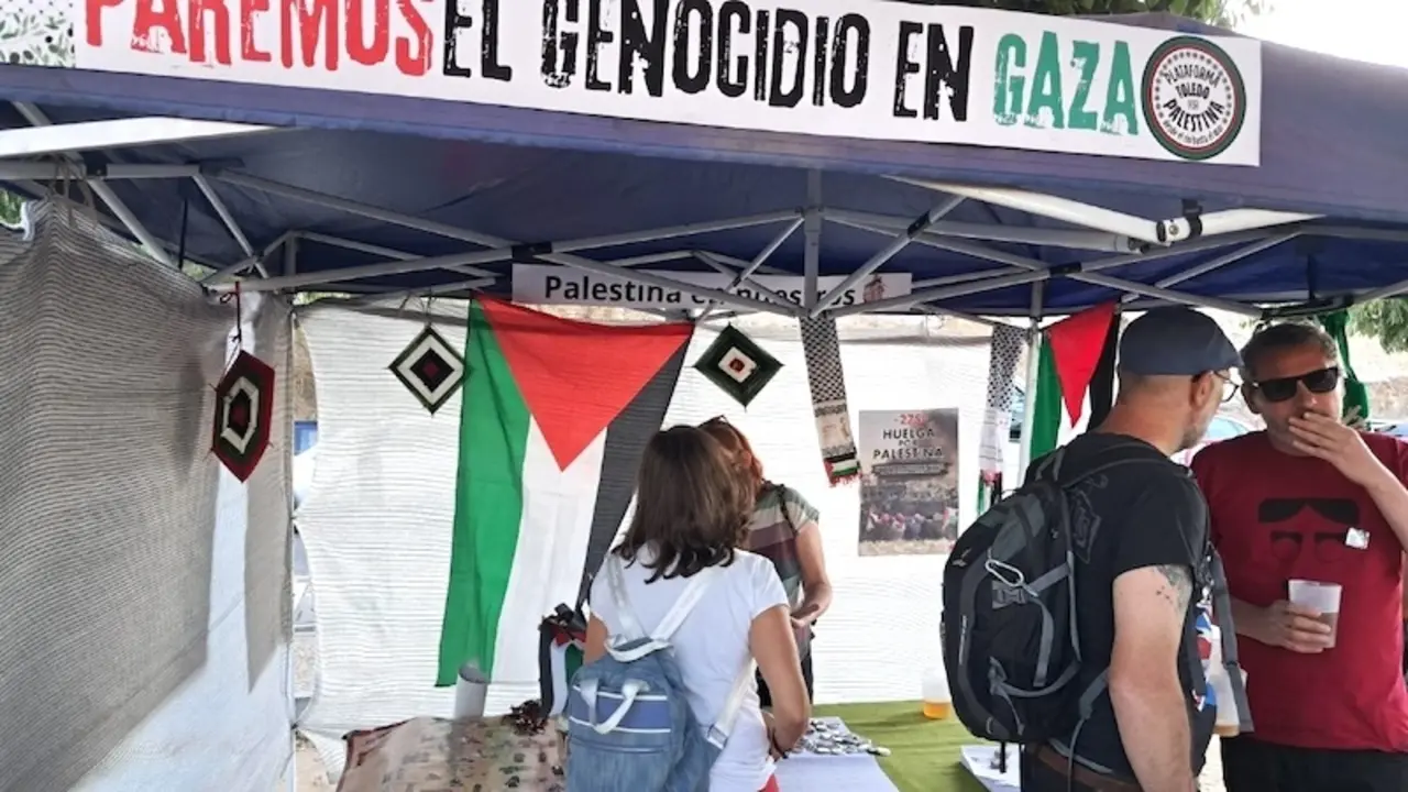 La Plataforma Toledo por Palestina sí ha podido realizar otras actividades de concienciación sobre el genocidio en estas fiestas