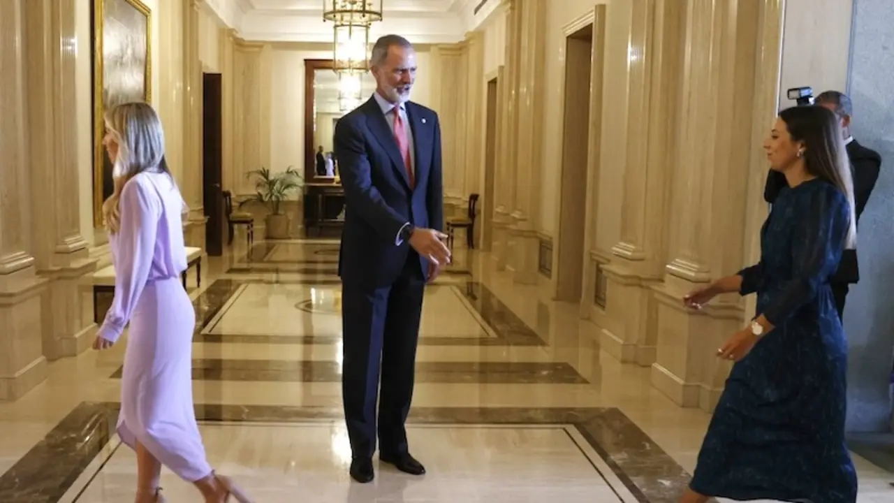 En la imagen de archivo el rey Felipe VI en una recepción en el Palacio de La Zarzuela