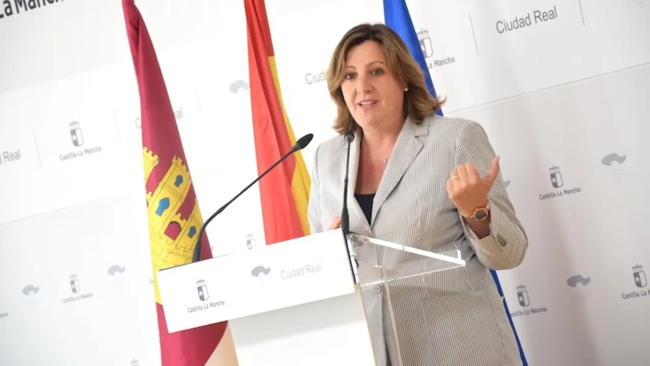 La consejera de Economía, Empresas y Empleo de Castilla-La Mancha, Patricia Franco, ha informado en rueda de prensa de los asuntos de su departamento abordados en el Consejo de Gobierno