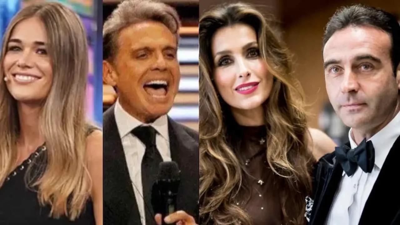 En el fotomontaje Ana Soria, Luis Miguel, Paloma Cuevas y Enrique Ponce