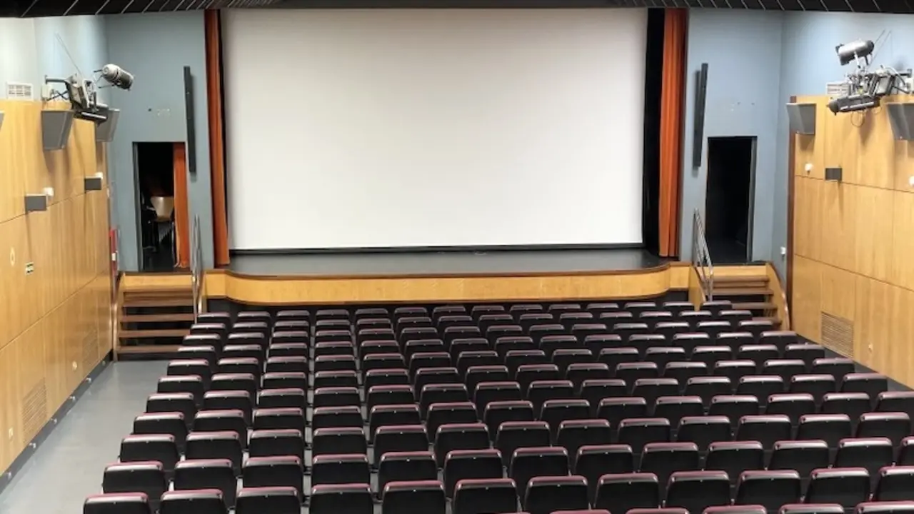 proyección, sala de cine, película,