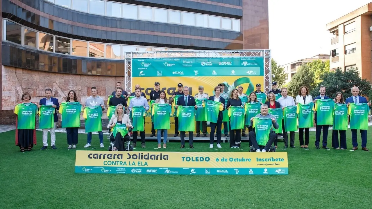 Presentación de la XII edición de la Carrera Solidaria contra la ELA organizada por la Fundación Eurocaja Rural