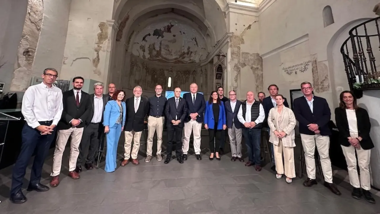 I Foro del Soterramiento del AVE Madrid-Lisboa celebrado este lunes en Talavera de la Reina (Toledo)