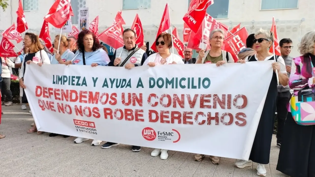 Denuncian el bloqueo del convenio de Limpieza y Ayuda a Domicilio de Albacete