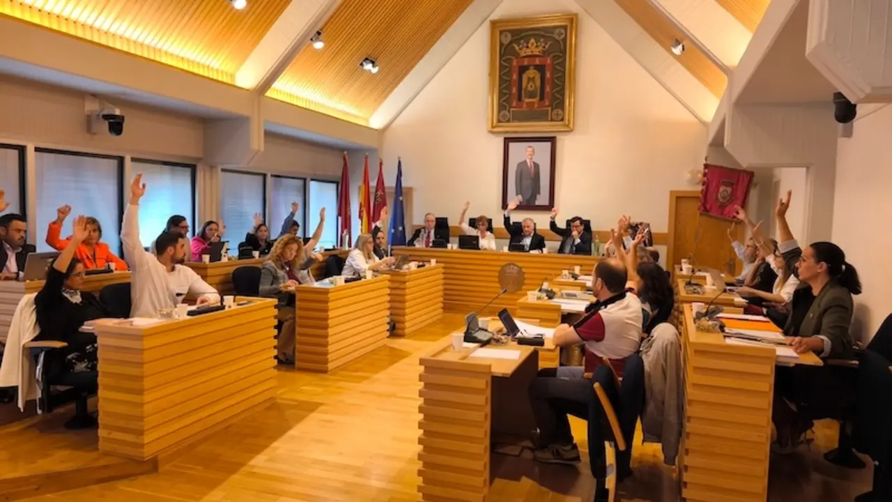 En la imagen un instante del Pleno del Ayuntamiento de Ciudad Real