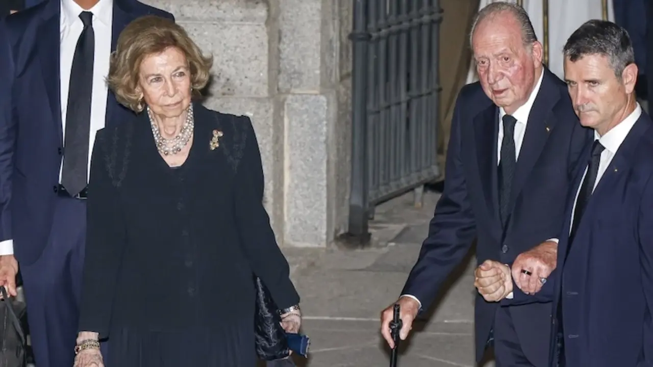 En la imagen de archivo la reina Sofía y el rey Juan Carlos I en una aparición pública