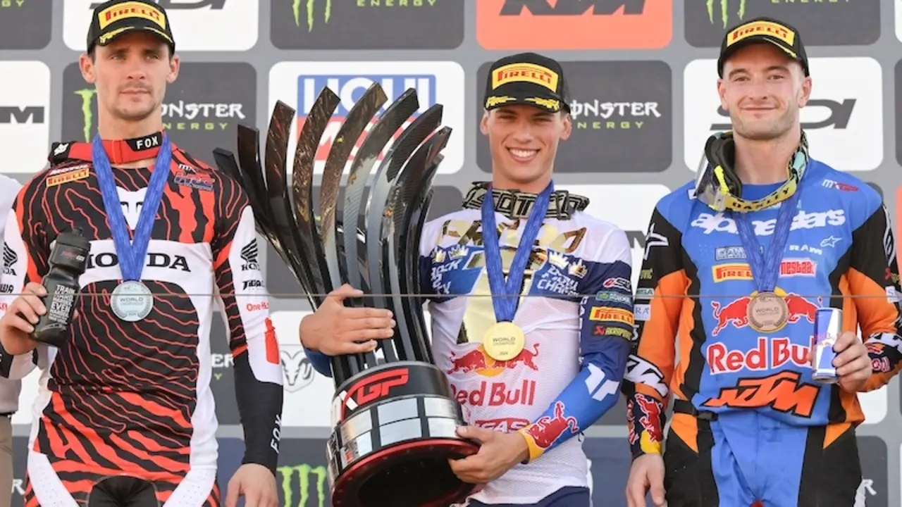 Jorge Prado (GasGas) revalida el título mundial de motocross (MXGP) en Cózar (Ciudad Real) - EFE/Jesús Monroy