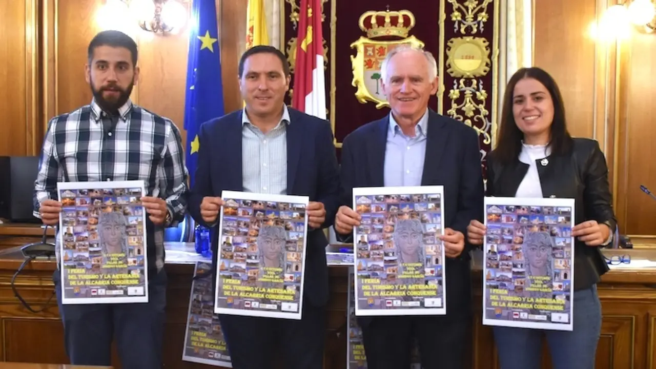 La Diputación de Cuenca ha acogido la presentación la presentación de la I Feria del Turismo y la Artesanía de la Alcarria Conquense