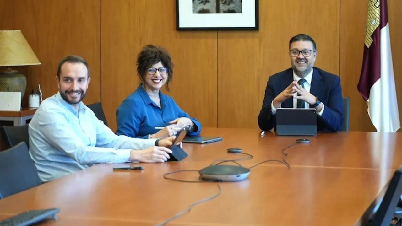 En la imagen un instante de la reunión del Patronato del Parque Científico y Tecnológico de Castilla-La Mancha