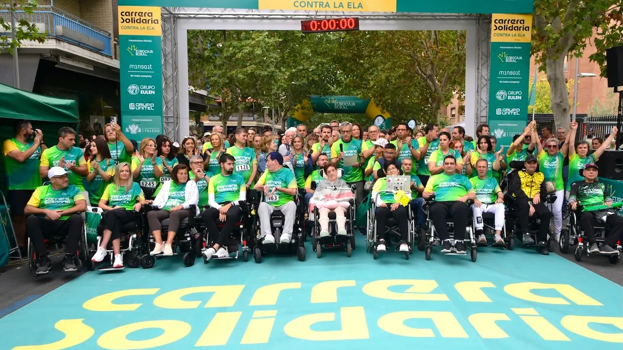 La 'Carrera Solidaria contra la ELA' de Fundación Eurocaja Rural alcanza un nuevo récord de apoyo social