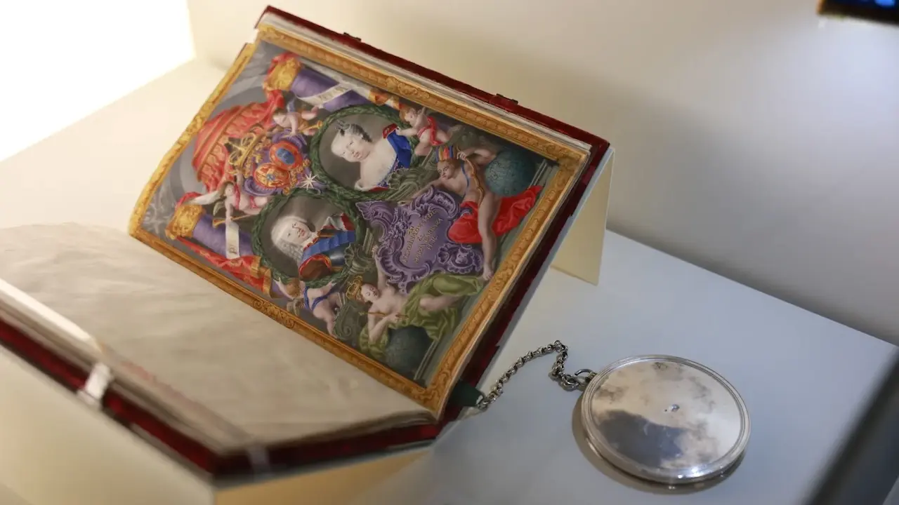Inauguración de la exposición 'Imago Regis. Arte y retrato en documentos pintados del Archivo de la Nobleza', que exhibe 33 de sus documentos - EFE/Ismael Herrero