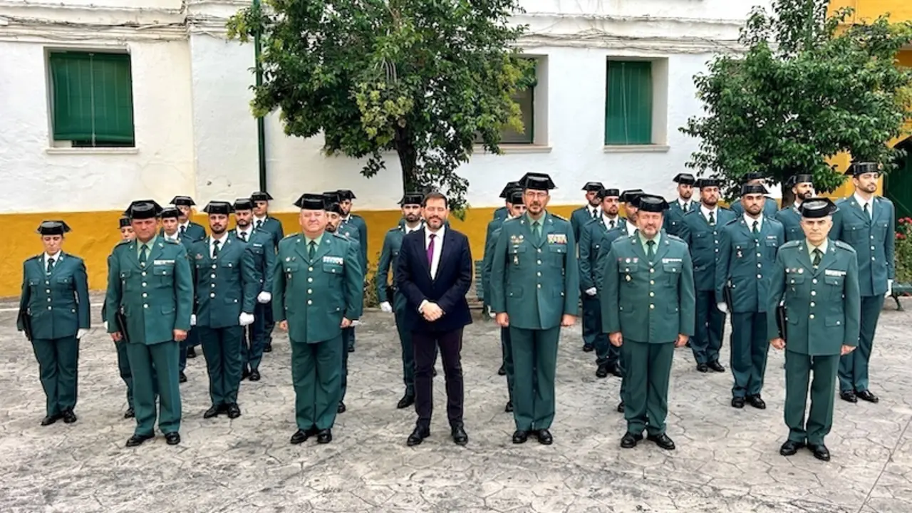 25 guardias civiles alumnos se incorporan a la Comandancia de Ciudad Real