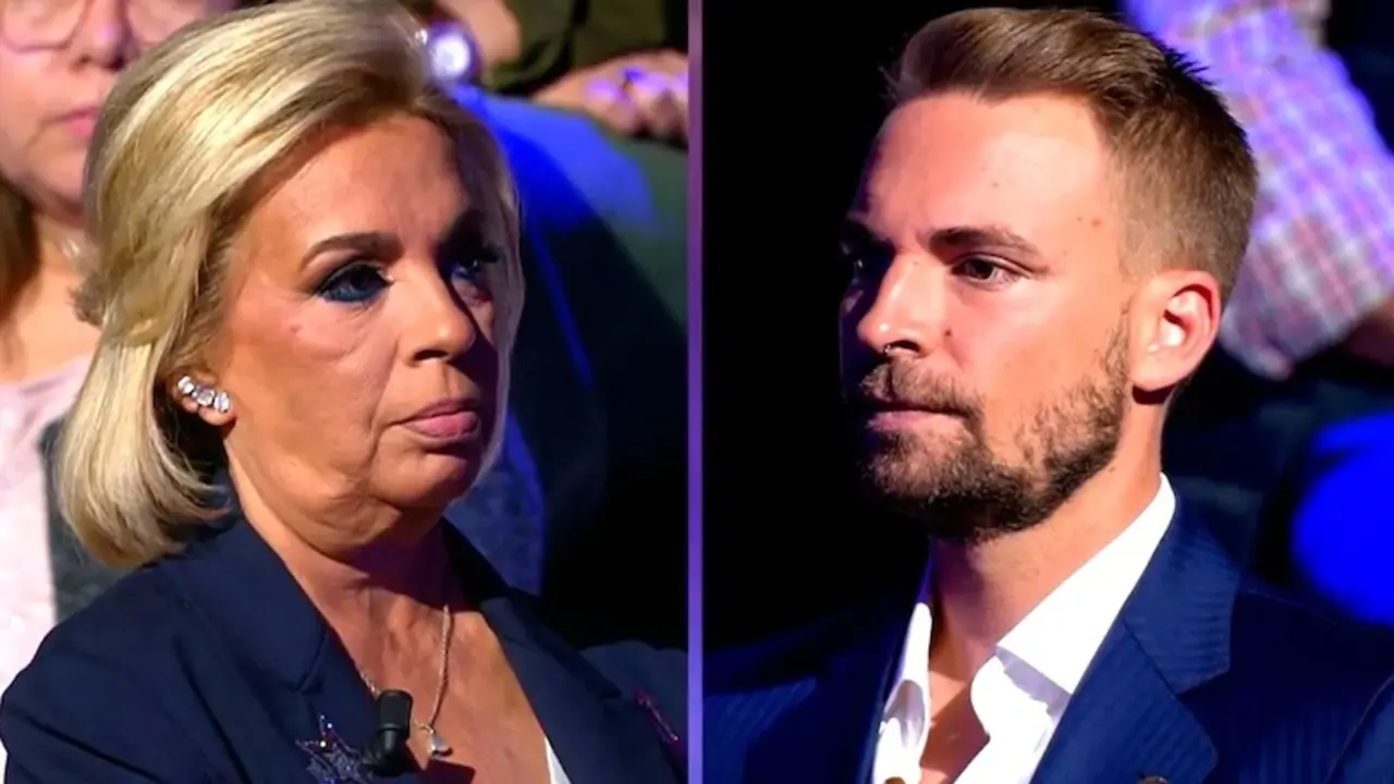 En las imágenes Carmen Borrego y su hijo José María Almoguera en 'De Viernes' de Telecinco