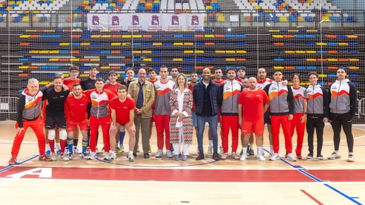 La selección española de fútbol sala para personas con discapacidad visual prepara en Guadalajara el Europeo