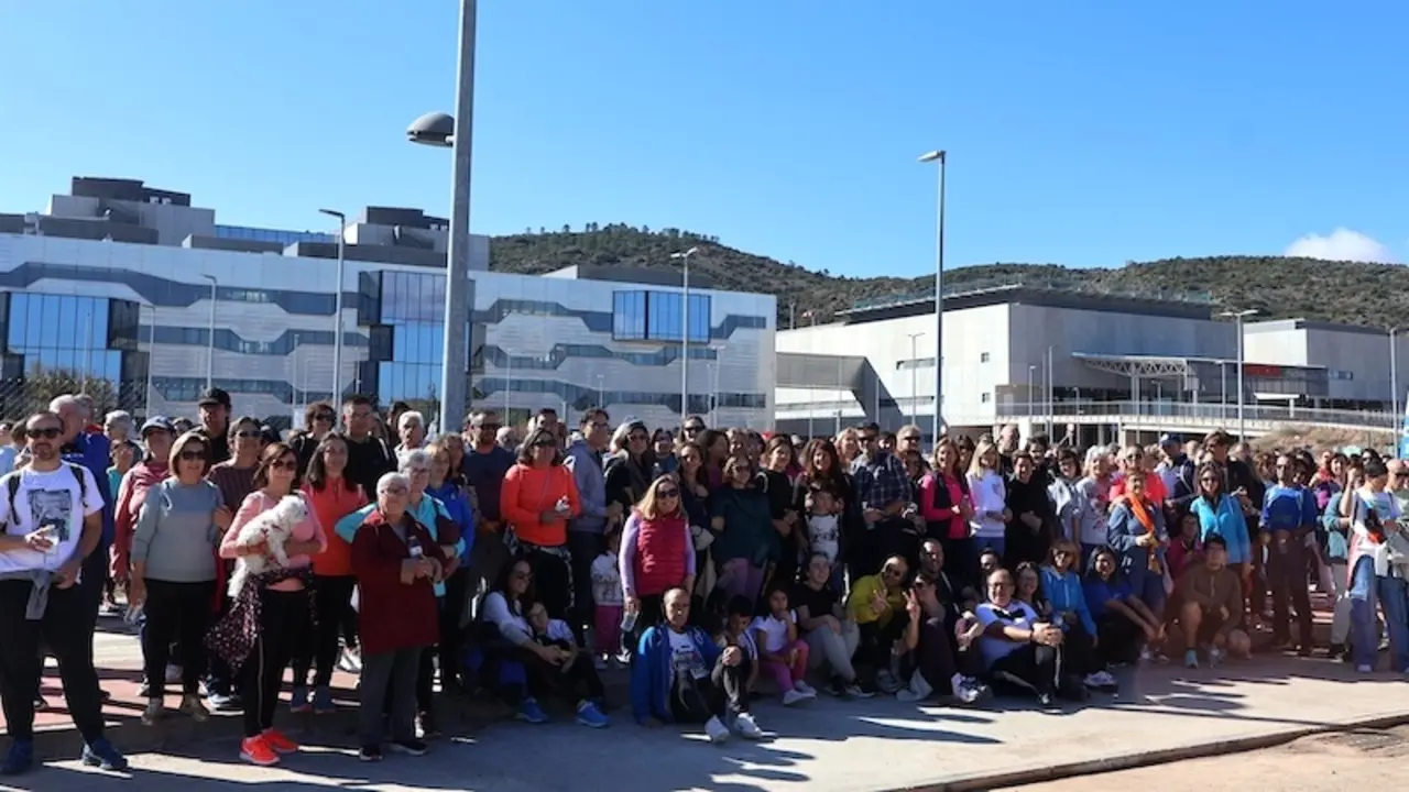 Despiden al 'Virgen de la Luz' con una marcha hasta el nuevo hospital de Cuenca