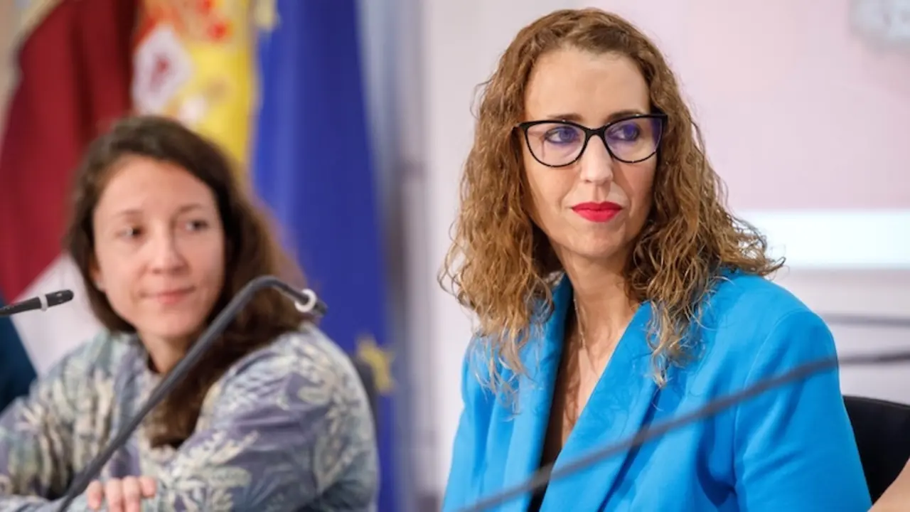 La consejera de Igualdad de Castilla-La Mancha, Sara Simón, este miércoles en un acto en Toledo