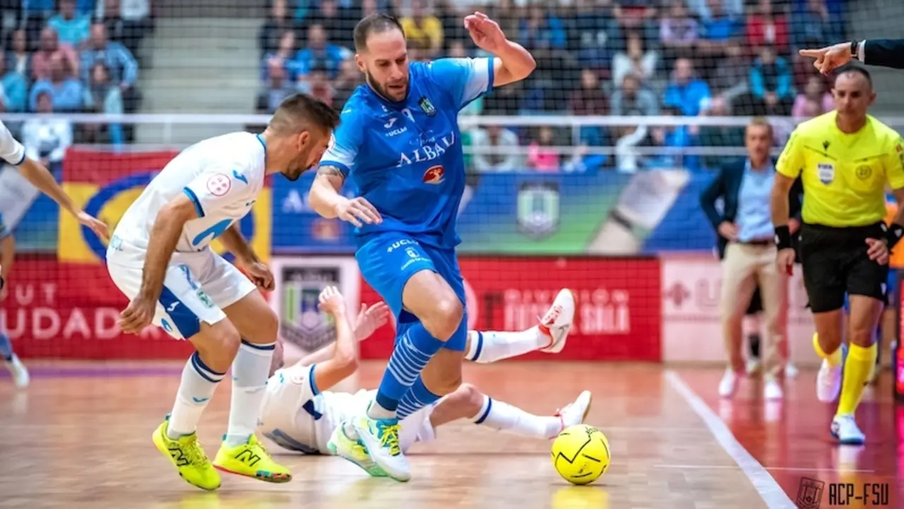 El Movistar Inter suma y sigue contra el Viña Albali Valdepeñas que sigue sin ganar (1-6)