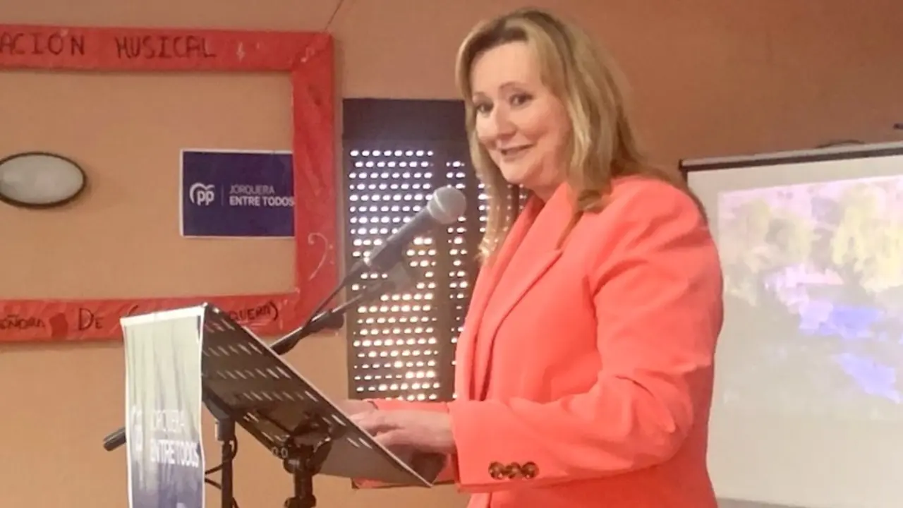 la alcaldesa del Partido Popular en Jorquera (Albacete), María Pilar Medina, en una imagen de archivo