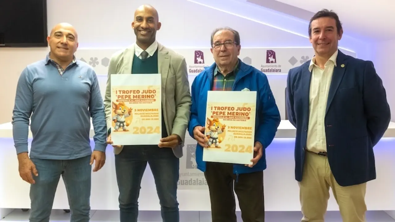 Guadalajara rinde homenaje a Pepe Merino y sesenta años de judo con un Trofeo