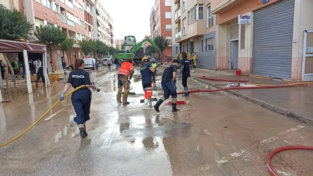 Bomberos provinciales de Cuenca trabajan Valencia desde el día 1 de noviembre