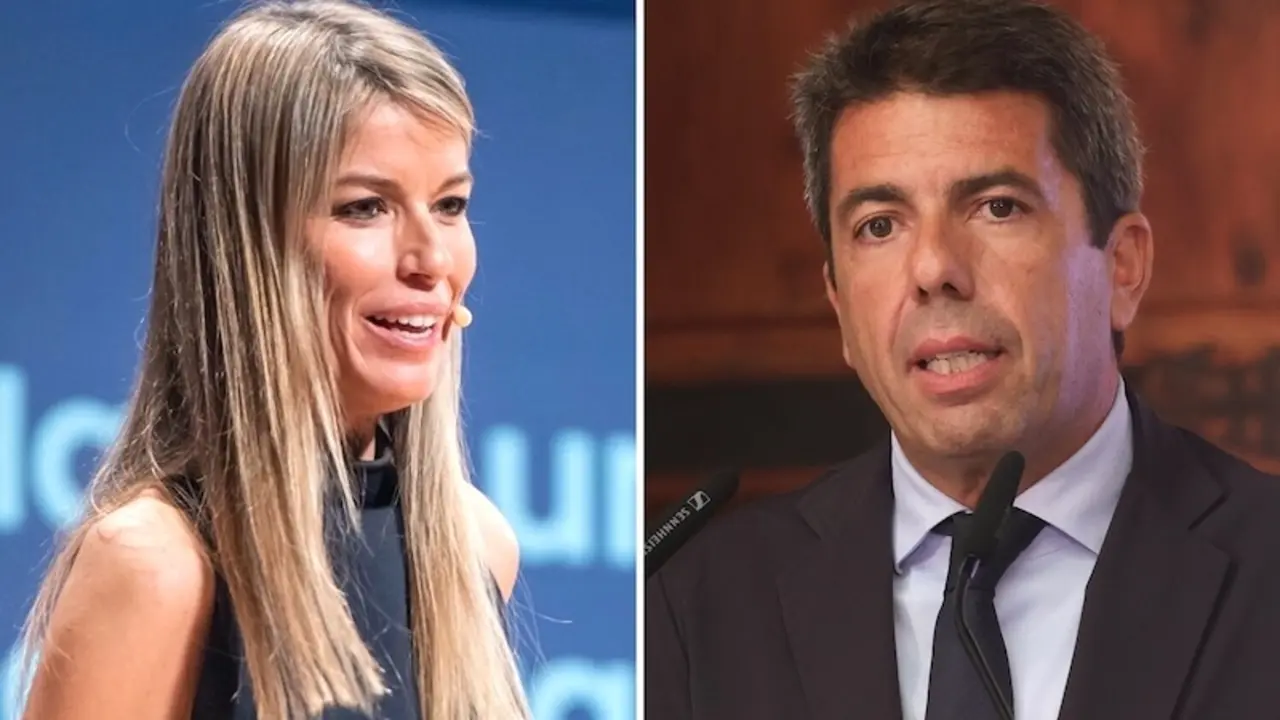 En imágenes de archivo la periodista Maribel Vilaplana y el presidente de la Comunidad Valenciana, Carlos Mazón