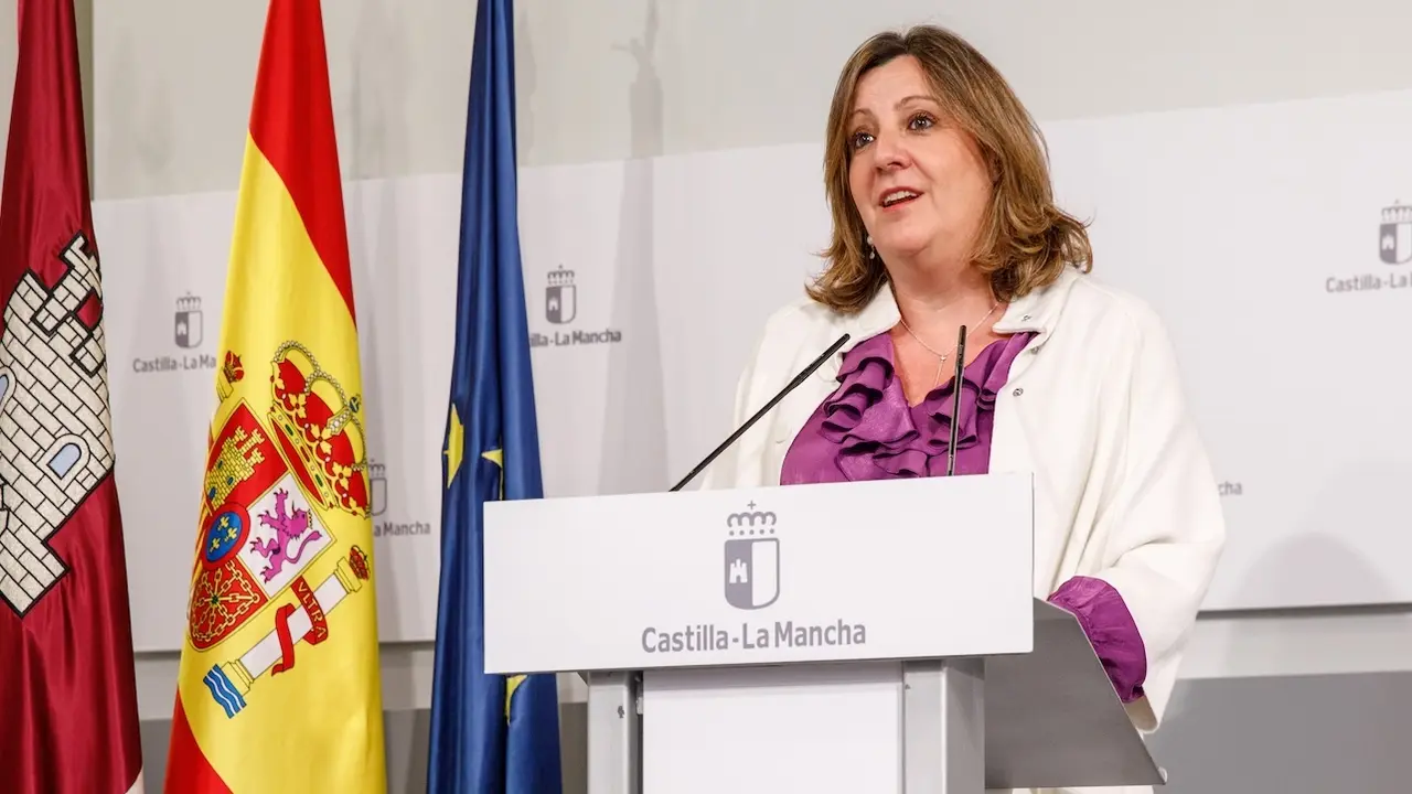 La consejera de Economía, Empresas y Empleo, Patricia Franco, ha informado en rueda de prensa de los asuntos de su departamento abordados en el Consejo de Gobierno