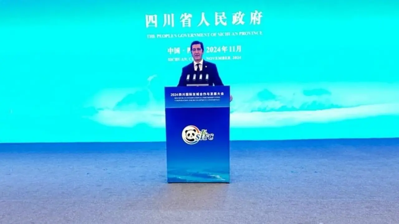 El vicepresidente segundo de Castilla-La Mancha, José Manuel Caballero, ha intervenido en el acto inaugural del Foro de Cooperación y Desarrollo para Regiones Hermanas de Sichuan, en China