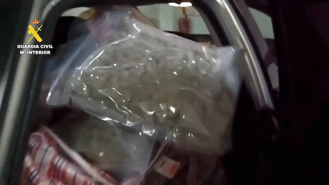 Detenido en un control de Villarrobledo (Albacete) con 67 kilos de marihuana en el coche