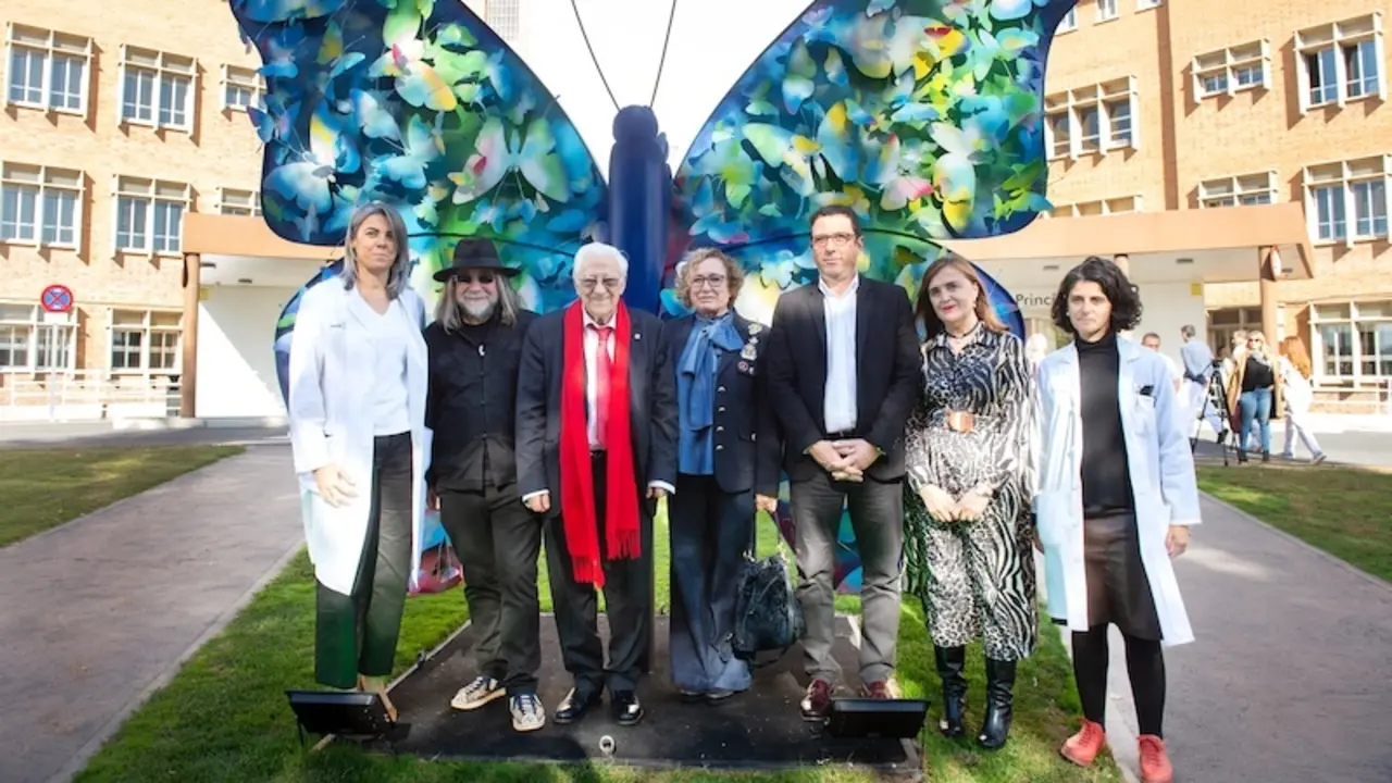 El Hospital de Parapléjicos luce dos esculturas del artista mallorquín Lolo Garner