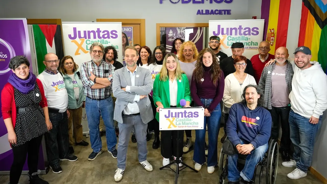 Presentación en Albacete de la candidatura de Juntas x Castilla-La Mancha que lidera Asun Mateos - Fotografía: Josema Moreno