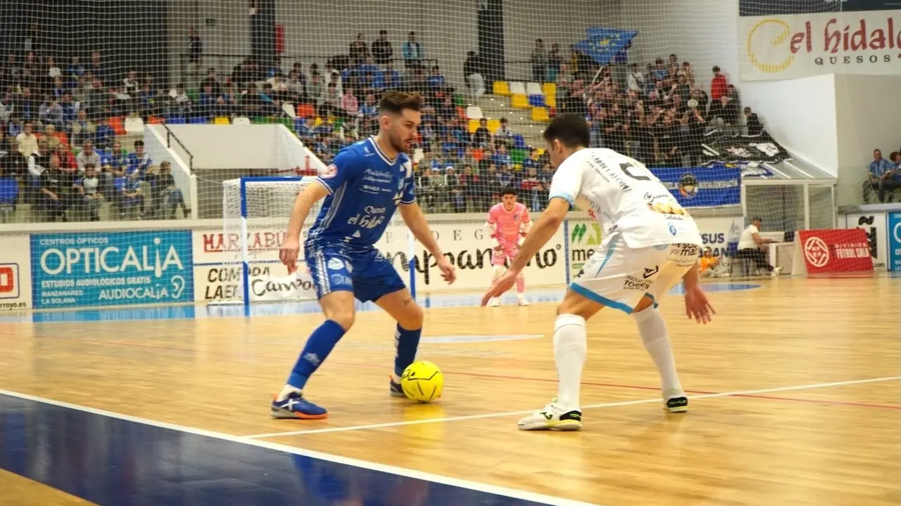 El Manzanares FS suma su tercer triunfo de la temporada frente al colista (2-0)