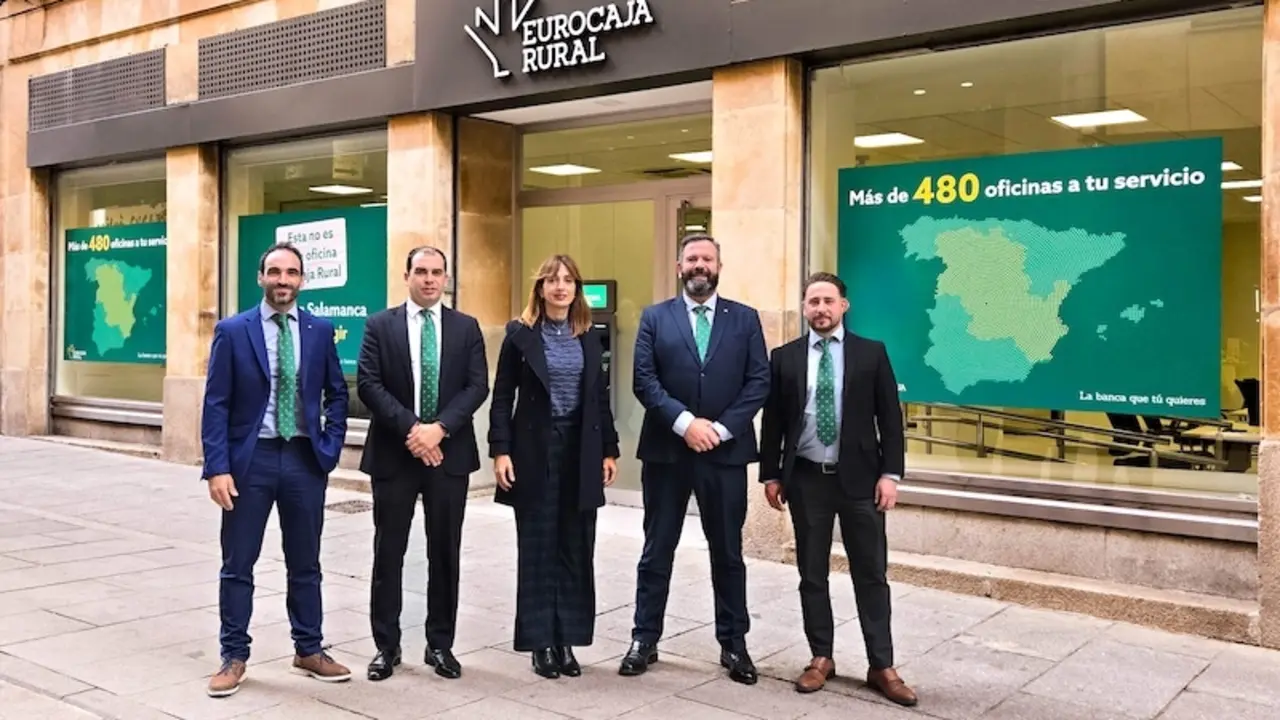 Eurocaja Rural amplía su presencia en CyL y abre su primera oficina en Salamanca