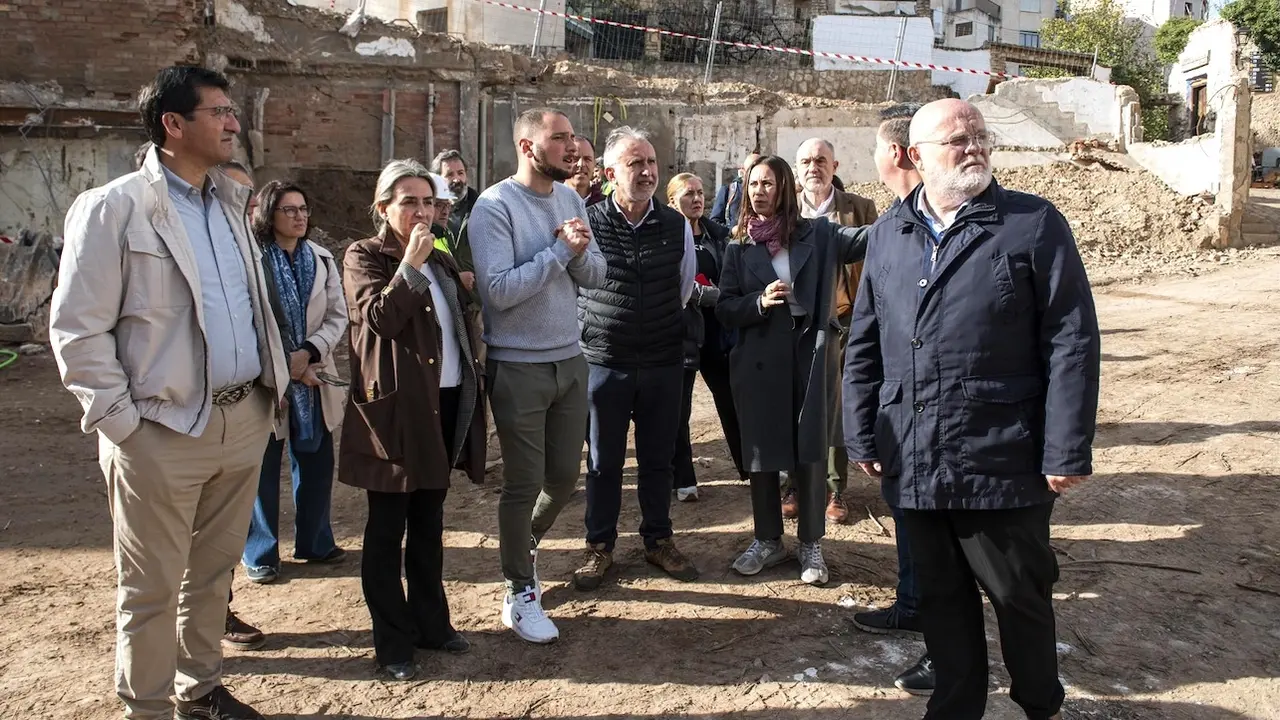 El ministro de Política Territorial y Memoria Democrática, Ángel Víctor Torres, en su visita a Letur (Albacete) - EP/Víctor Fernández