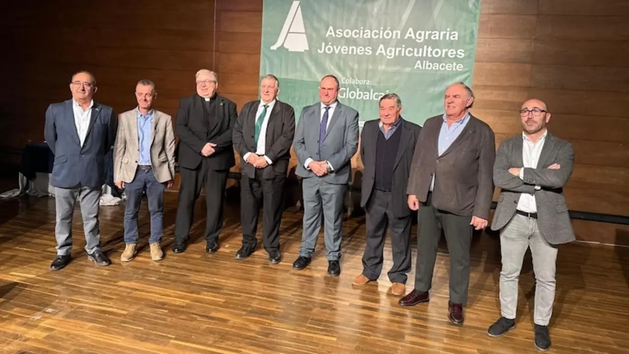 En la imagen un instante de la Asamblea General de Asaja de Albacete celebrada este jueves