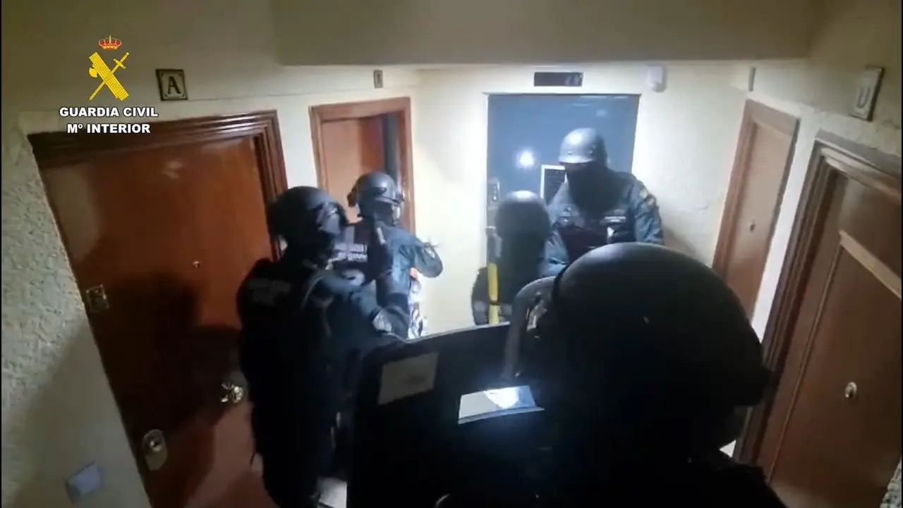 Cae una banda de traficantes con 19 detenidos y 3,6 kilos de cocaína intervenida
