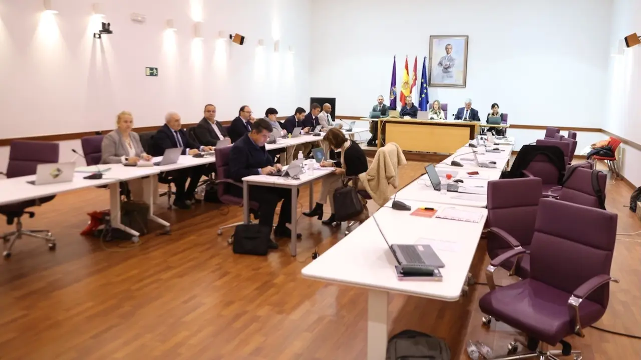En la imagen un instante del Pleno del Ayuntamiento de Guadalajara celebrado este viernes y en el que los ediles de PSOE y Aike han abandonado la sesión tras no condenar la alcaldesa las palabras de su concejal de Mujer