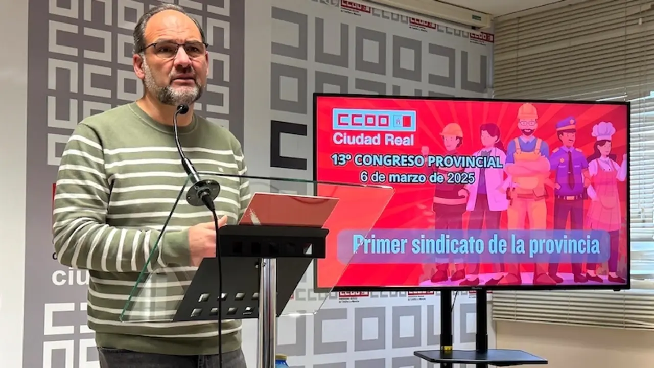 José Manuel Muñoz dejará en marzo la Secretaría General de CCOO en la provincia de Ciudad Real tras 12 años al frente