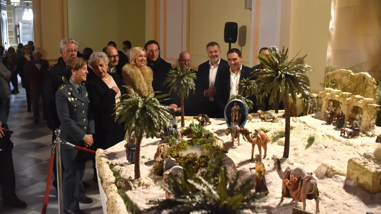 La Diputación de Cuenca homenajea a Fernando Zóbel con su belén navideño
